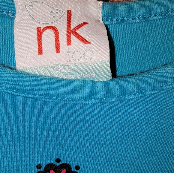 nk too From Zulily - Size 5/6 - Fox Dress - Blue with Multicolor Flowers - GUC - Picture 5 of 10